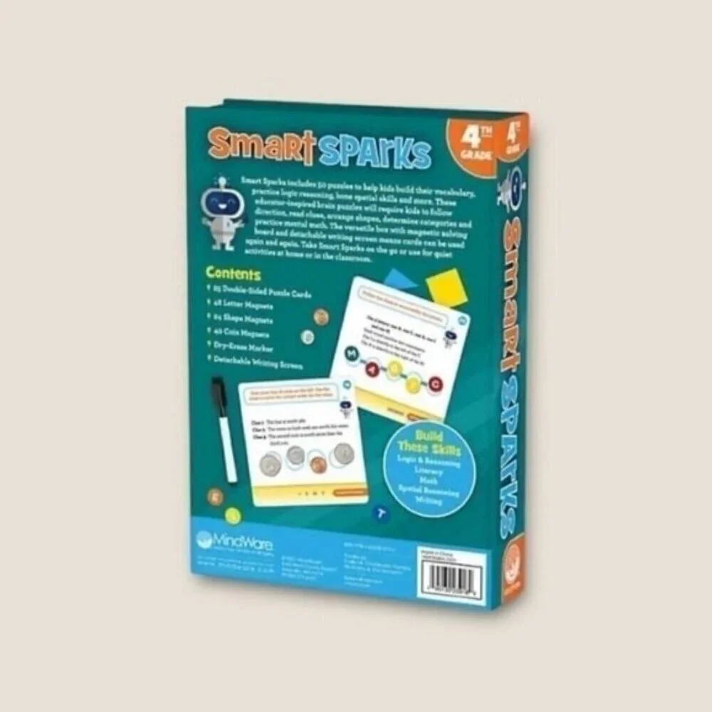 Smart Sparks Brainy Puzzles: Grade 4